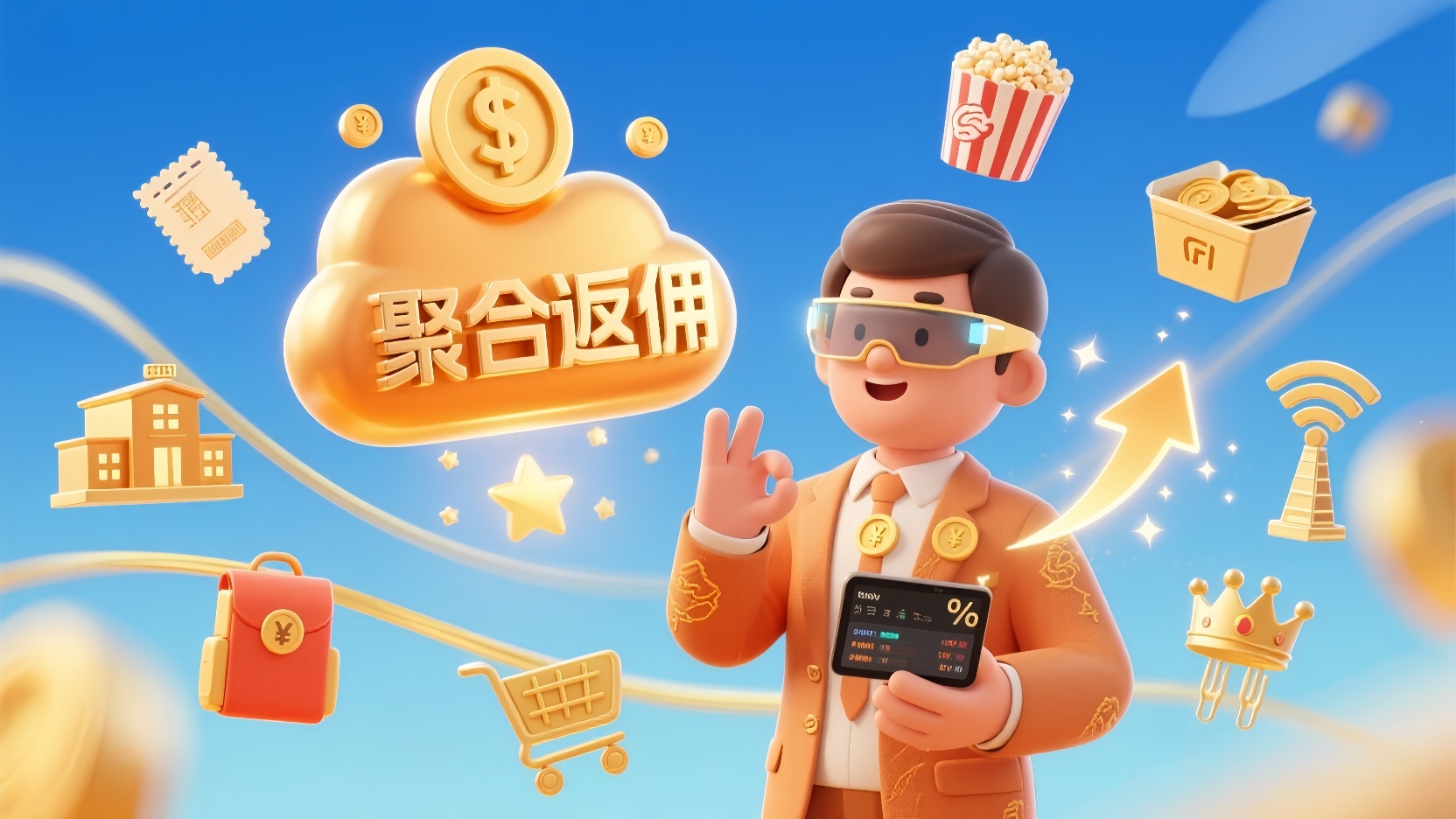聚合返佣系统界面